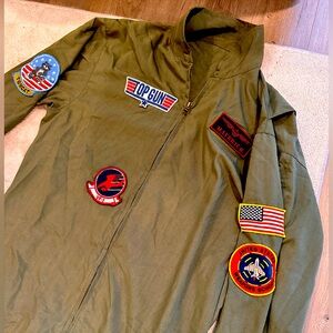 Top Gun Mens Costume with Harness